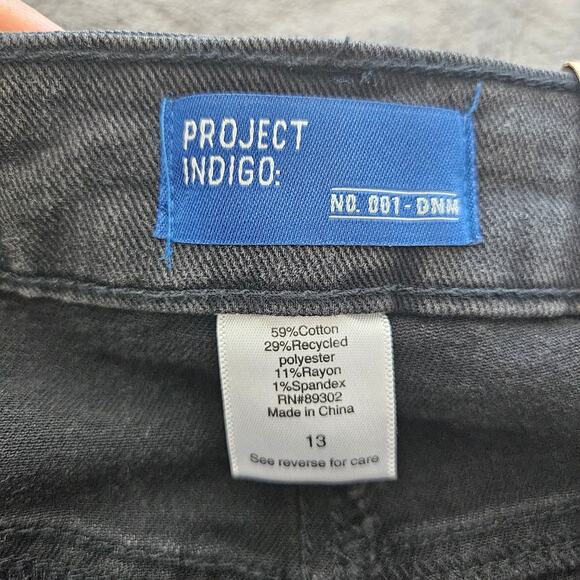 Project indigo denim skort black sz 13 - Picture 5 of 5